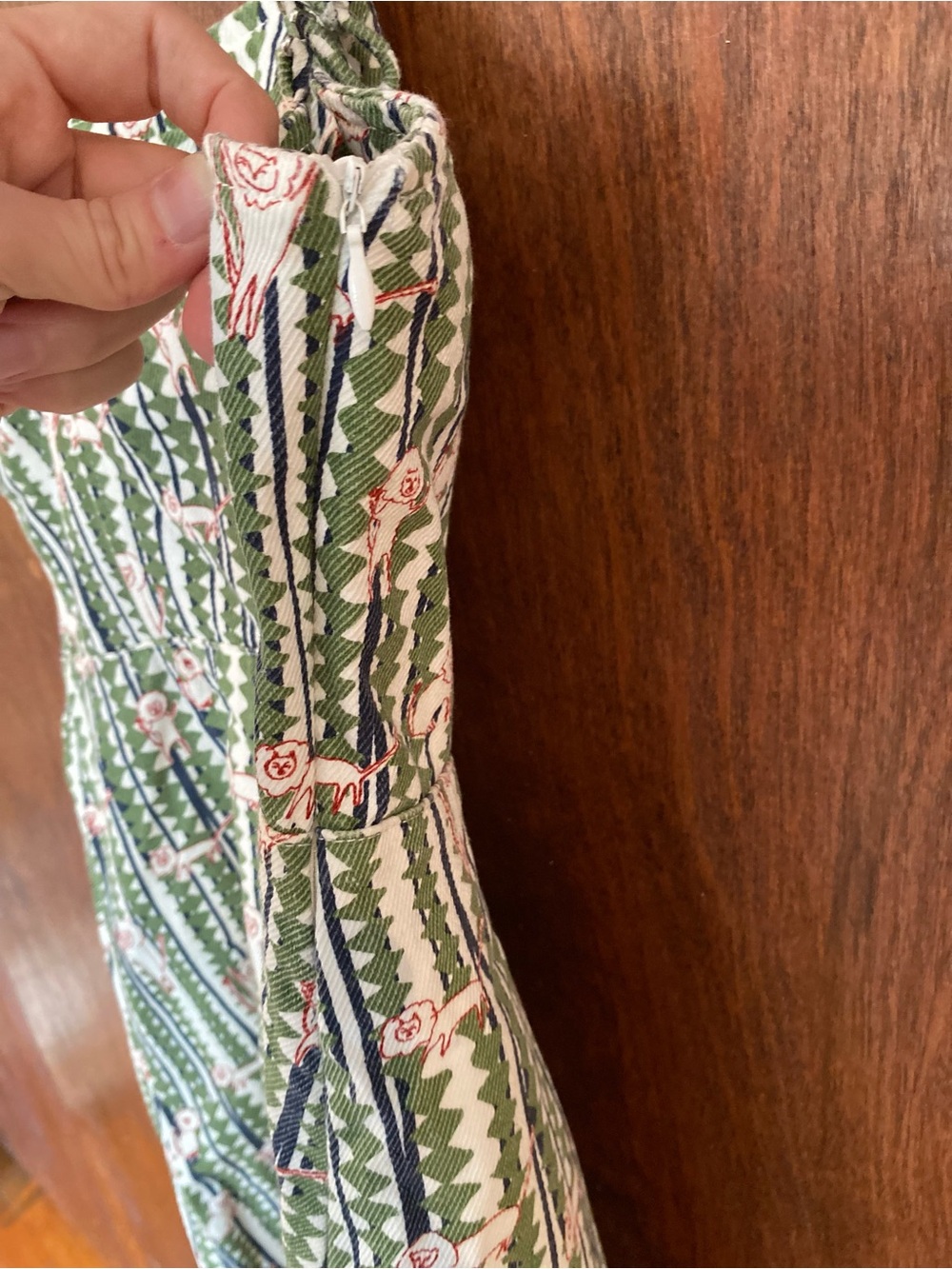 Playful Lion Print Mini Dress - Picture 7 of 8